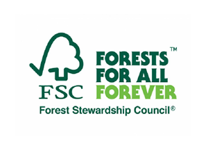 FSC森林認証を受けた 紙資材を使用 FSC森林認証を受けた 紙資材を使用