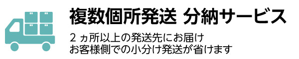 複数個所発送　分納サービス