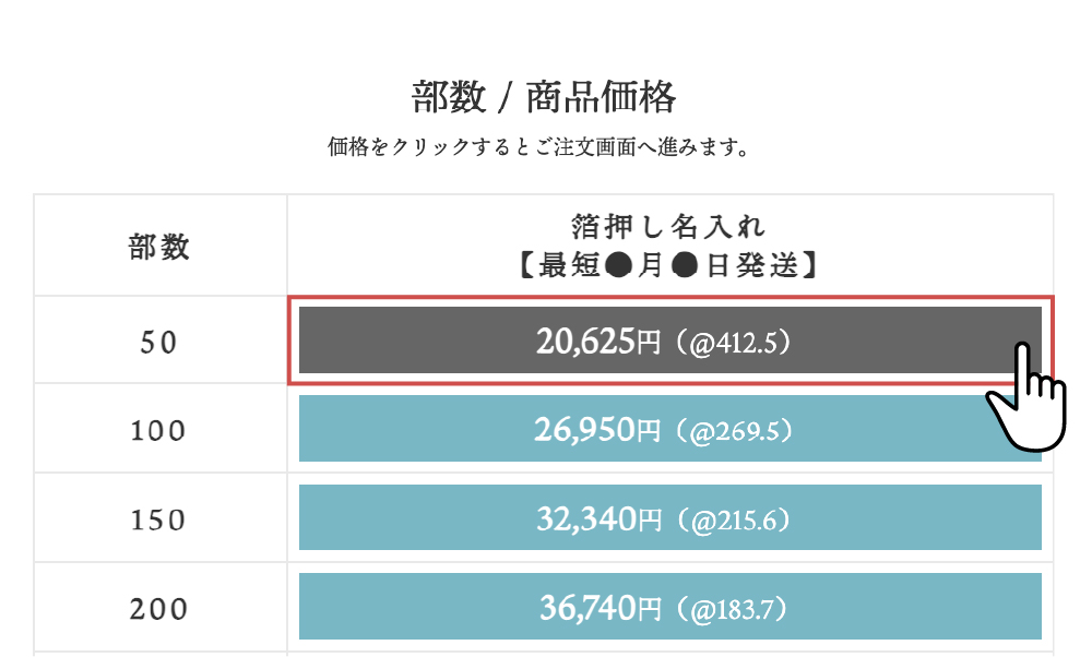 商品選択